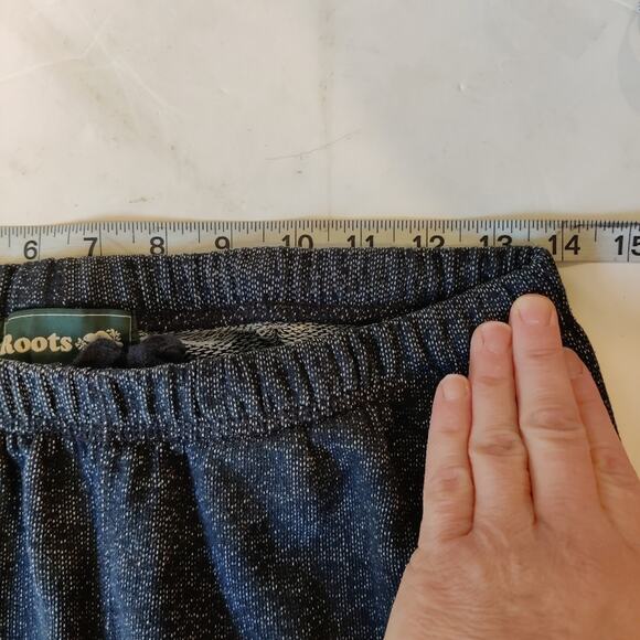 Roots Canada Athletic Goods Salt & Pepper Heather Dark Gray Jogger Size Small - Picture 6 of 9